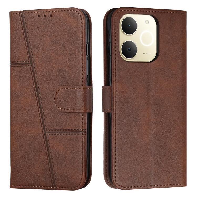 Stitching Calf Texture Buckle Leather Phone Case, For Realme Narzo 80 Lite 4G, For Realme 15 / 15 Pro, For Realme C71 4G, For Realme 14 / P3 5G / 14T 5G, For Realme 14 Pro+, For Realme 14 Pro, For Realme C75 / V60 Pro, For Realme C63