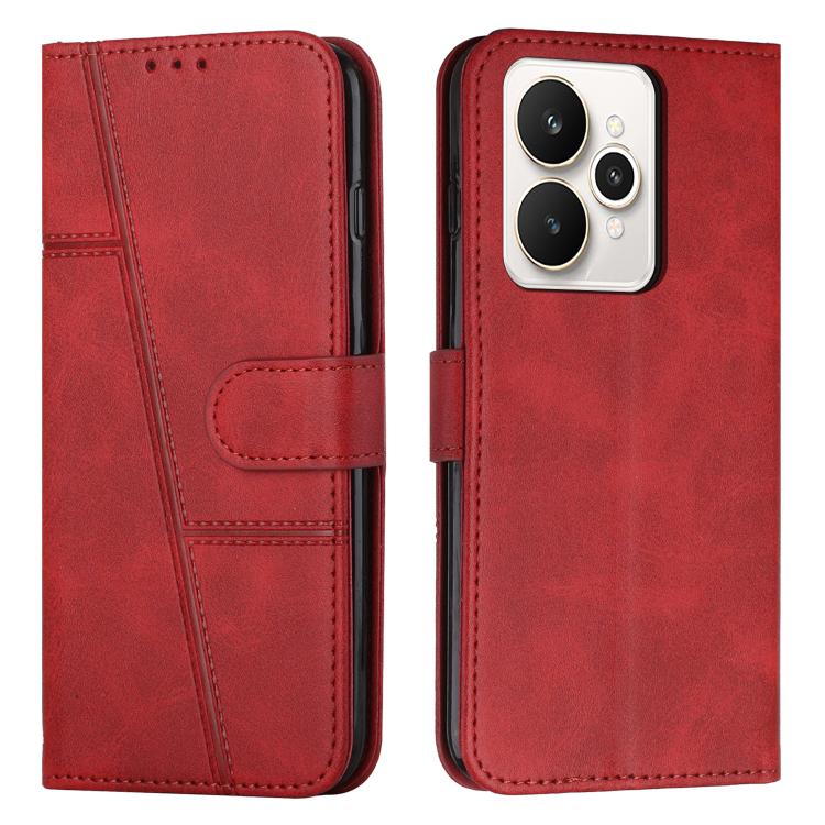 Stitching Calf Texture Buckle Leather Phone Case, For Realme P4 Power 5G, For Realme 16 5G, For Realme 16 Pro+ 5G, For Realme 16 Pro 5G, For Realme C85 5G / 15x 5G India, For Realme C85 Pro 4G, For Realme 15T 5G, For Realme Narzo 80 Lite 4G