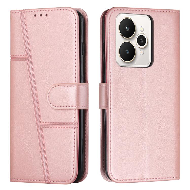 Stitching Calf Texture Buckle Leather Phone Case, For Realme P4 Power 5G, For Realme 16 5G, For Realme 16 Pro+ 5G, For Realme 16 Pro 5G, For Realme C85 5G / 15x 5G India, For Realme C85 Pro 4G, For Realme 15T 5G, For Realme Narzo 80 Lite 4G