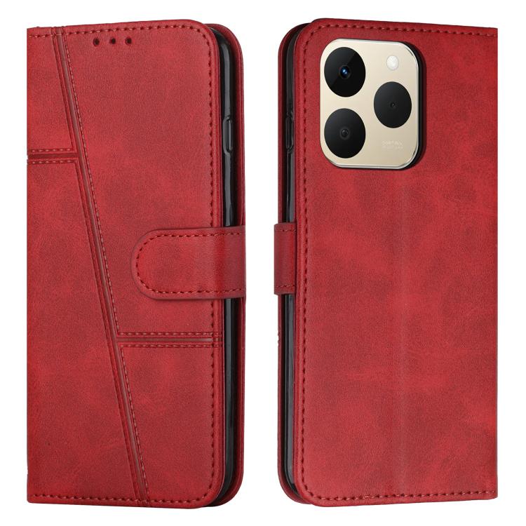 Stitching Calf Texture Buckle Leather Phone Case, For Realme P4 Power 5G, For Realme 16 5G, For Realme 16 Pro+ 5G, For Realme 16 Pro 5G, For Realme C85 5G / 15x 5G India, For Realme C85 Pro 4G, For Realme 15T 5G, For Realme Narzo 80 Lite 4G