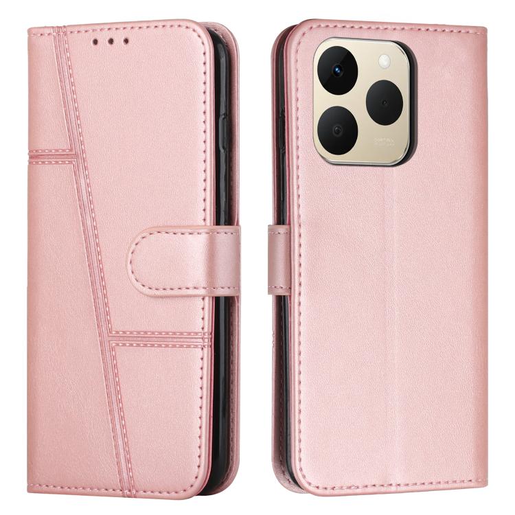 Stitching Calf Texture Buckle Leather Phone Case, For Realme P4 Power 5G, For Realme 16 5G, For Realme 16 Pro+ 5G, For Realme 16 Pro 5G, For Realme C85 5G / 15x 5G India, For Realme C85 Pro 4G, For Realme 15T 5G, For Realme Narzo 80 Lite 4G