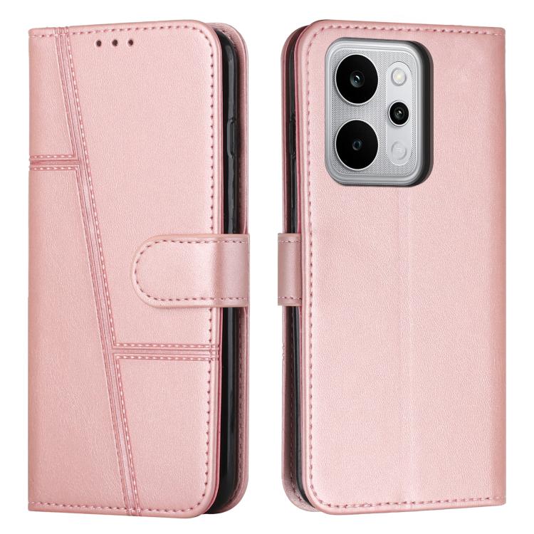 Stitching Calf Texture Buckle Leather Phone Case, For Realme 16T 5G, For Realme P4 Power 5G, For Realme 16 5G, For Realme 16 Pro+ 5G, For Realme 16 Pro 5G, For Realme C85 5G / 15x 5G India, For Realme C85 Pro 4G, For Realme 15T 5G
