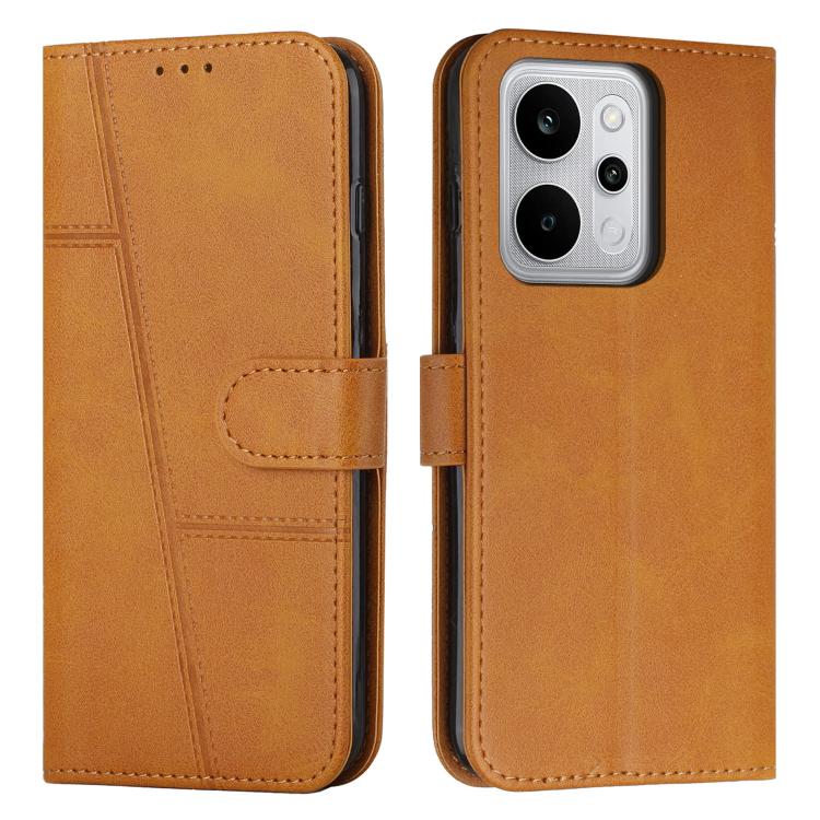 Stitching Calf Texture Buckle Leather Phone Case, For Realme 16T 5G, For Realme P4 Power 5G, For Realme 16 5G, For Realme 16 Pro+ 5G, For Realme 16 Pro 5G, For Realme C85 5G / 15x 5G India, For Realme C85 Pro 4G, For Realme 15T 5G