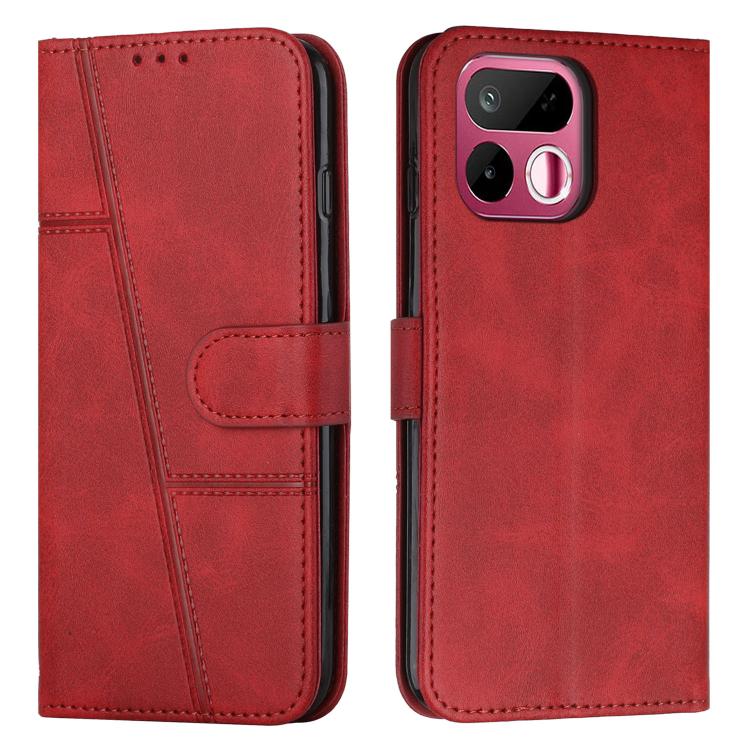 Stitching Calf Texture Buckle Leather Phone Case, For Realme 16T 5G, For Realme P4 Power 5G, For Realme 16 5G, For Realme 16 Pro+ 5G, For Realme 16 Pro 5G, For Realme C85 5G / 15x 5G India, For Realme C85 Pro 4G, For Realme 15T 5G