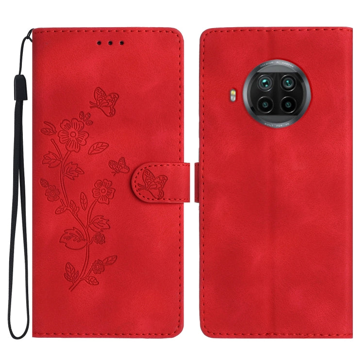 Flower Butterfly Embossing Pattern Leather Phone Case, For Xiaomi Redmi Note 9 5G / Note 9T, For Xiaomi Mi 10T Lite 5G, For Xiaomi Mi 10T 5G / 10T Pro 5G, For Xiaomi Redmi 9A, For Xiaomi Redmi 9, For Xiaomi Redmi 9C, For Xiaomi Redmi Note 8T