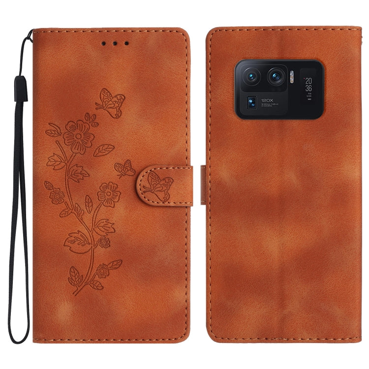 Flower Butterfly Embossing Pattern Leather Phone Case, For Xiaomi Redmi 10, For Xiaomi Mi 11 Lite, For Xiaomi Mi 11 Ultra, For Xiaomi Mi 11 Pro, For Xiaomi Redmi Note 10 5G, For Xiaomi Redmi Note 10 4G / Note 10S, For Xiaomi Redmi Note 10 Pro / 10 Pro ...