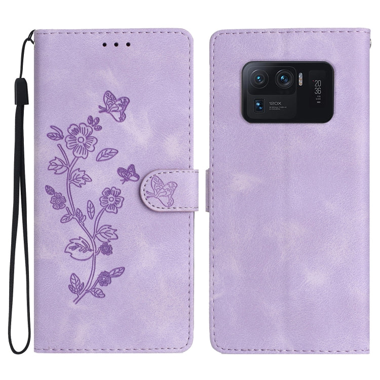 Flower Butterfly Embossing Pattern Leather Phone Case, For Xiaomi Redmi 10, For Xiaomi Mi 11 Lite, For Xiaomi Mi 11 Ultra, For Xiaomi Mi 11 Pro, For Xiaomi Redmi Note 10 5G, For Xiaomi Redmi Note 10 4G / Note 10S, For Xiaomi Redmi Note 10 Pro / 10 Pro ...