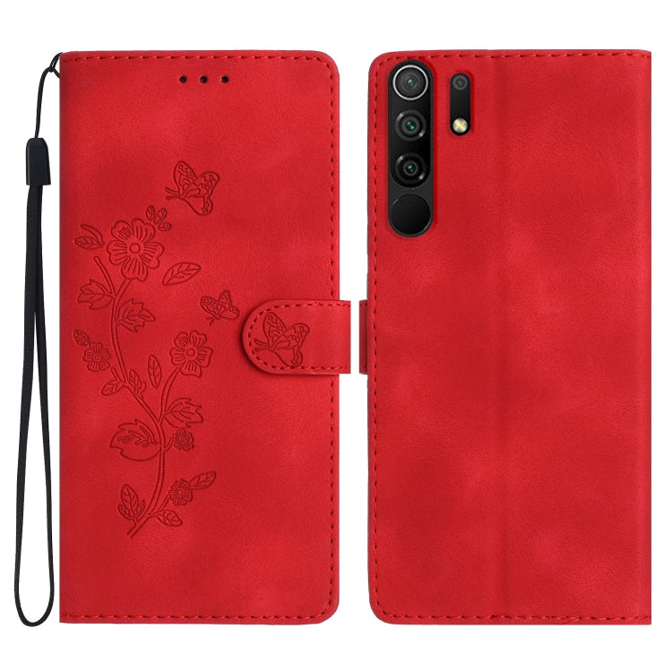 Flower Butterfly Embossing Pattern Leather Phone Case, For Xiaomi Redmi Note 9 5G / Note 9T, For Xiaomi Mi 10T Lite 5G, For Xiaomi Mi 10T 5G / 10T Pro 5G, For Xiaomi Redmi 9A, For Xiaomi Redmi 9, For Xiaomi Redmi 9C, For Xiaomi Redmi Note 8T