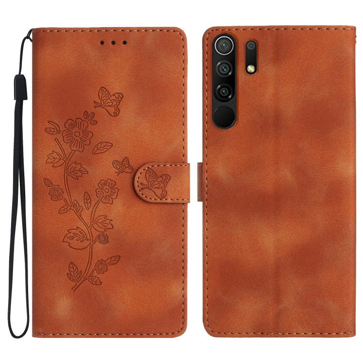 Flower Butterfly Embossing Pattern Leather Phone Case, For Xiaomi Redmi Note 9 5G / Note 9T, For Xiaomi Mi 10T Lite 5G, For Xiaomi Mi 10T 5G / 10T Pro 5G, For Xiaomi Redmi 9A, For Xiaomi Redmi 9, For Xiaomi Redmi 9C, For Xiaomi Redmi Note 8T