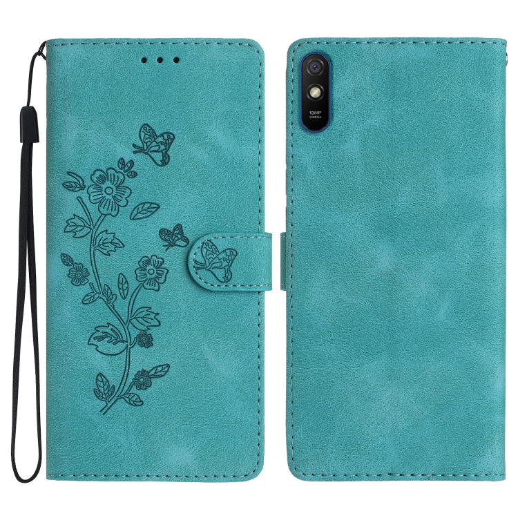 Flower Butterfly Embossing Pattern Leather Phone Case, For Xiaomi Redmi 10, For Xiaomi Mi 11 Lite, For Xiaomi Mi 11 Ultra, For Xiaomi Mi 11 Pro, For Xiaomi Redmi Note 10 5G, For Xiaomi Redmi 9A, For Xiaomi Redmi 9, For Xiaomi Redmi 9C