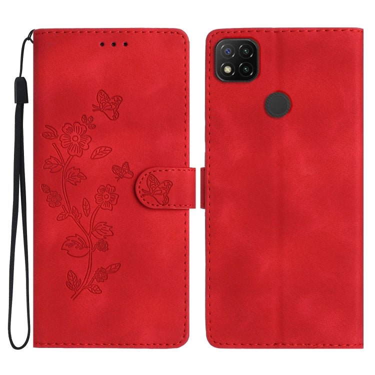 Flower Butterfly Embossing Pattern Leather Phone Case, For Xiaomi Redmi Note 9 5G / Note 9T, For Xiaomi Mi 10T Lite 5G, For Xiaomi Mi 10T 5G / 10T Pro 5G, For Xiaomi Redmi 9A, For Xiaomi Redmi 9, For Xiaomi Redmi 9C, For Xiaomi Redmi Note 8T