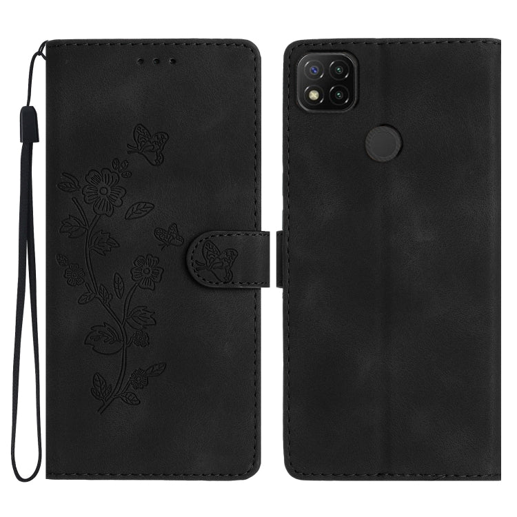 Flower Butterfly Embossing Pattern Leather Phone Case, For Xiaomi Redmi Note 9 5G / Note 9T, For Xiaomi Mi 10T Lite 5G, For Xiaomi Mi 10T 5G / 10T Pro 5G, For Xiaomi Redmi 9A, For Xiaomi Redmi 9, For Xiaomi Redmi 9C, For Xiaomi Redmi Note 8T