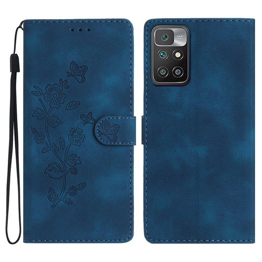 Flower Butterfly Embossing Pattern Leather Phone Case, For Xiaomi Redmi 10, For Xiaomi Mi 11 Lite, For Xiaomi Mi 11 Ultra, For Xiaomi Mi 11 Pro, For Xiaomi Redmi Note 10 5G, For Xiaomi Redmi 9A, For Xiaomi Redmi 9, For Xiaomi Redmi 9C