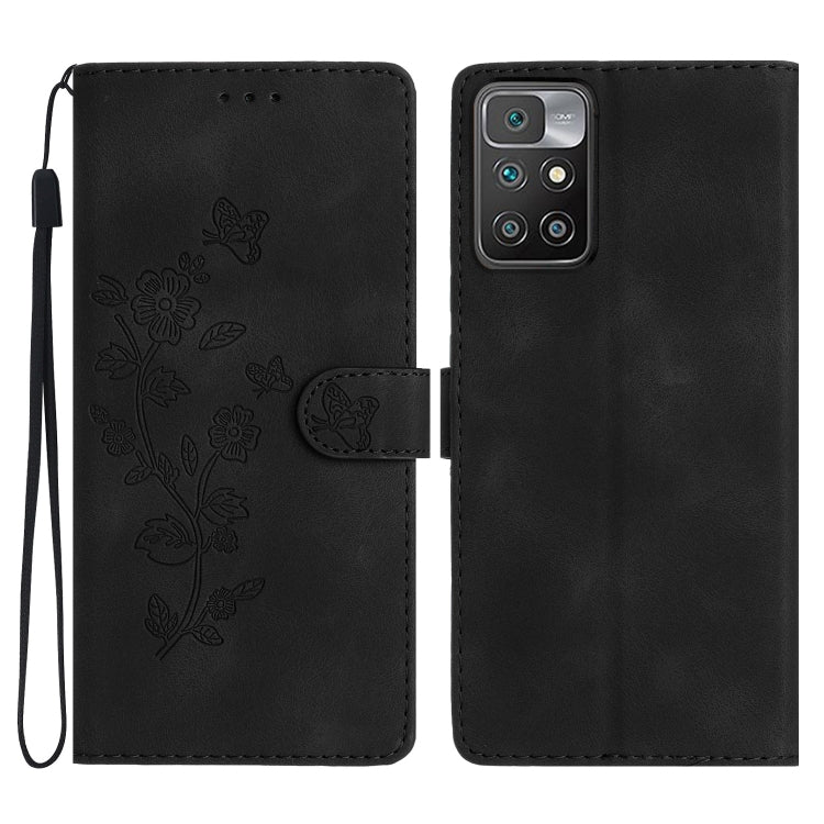 Flower Butterfly Embossing Pattern Leather Phone Case, For Xiaomi Redmi 10, For Xiaomi Mi 11 Lite, For Xiaomi Mi 11 Ultra, For Xiaomi Mi 11 Pro, For Xiaomi Redmi Note 10 5G, For Xiaomi Redmi Note 10 4G / Note 10S, For Xiaomi Redmi Note 10 Pro / 10 Pro ...