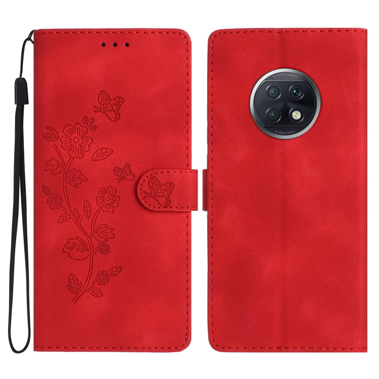 Flower Butterfly Embossing Pattern Leather Phone Case, For Xiaomi Redmi Note 9 5G / Note 9T, For Xiaomi Mi 10T Lite 5G, For Xiaomi Mi 10T 5G / 10T Pro 5G, For Xiaomi Redmi 9A, For Xiaomi Redmi 9, For Xiaomi Redmi 9C, For Xiaomi Redmi Note 8T