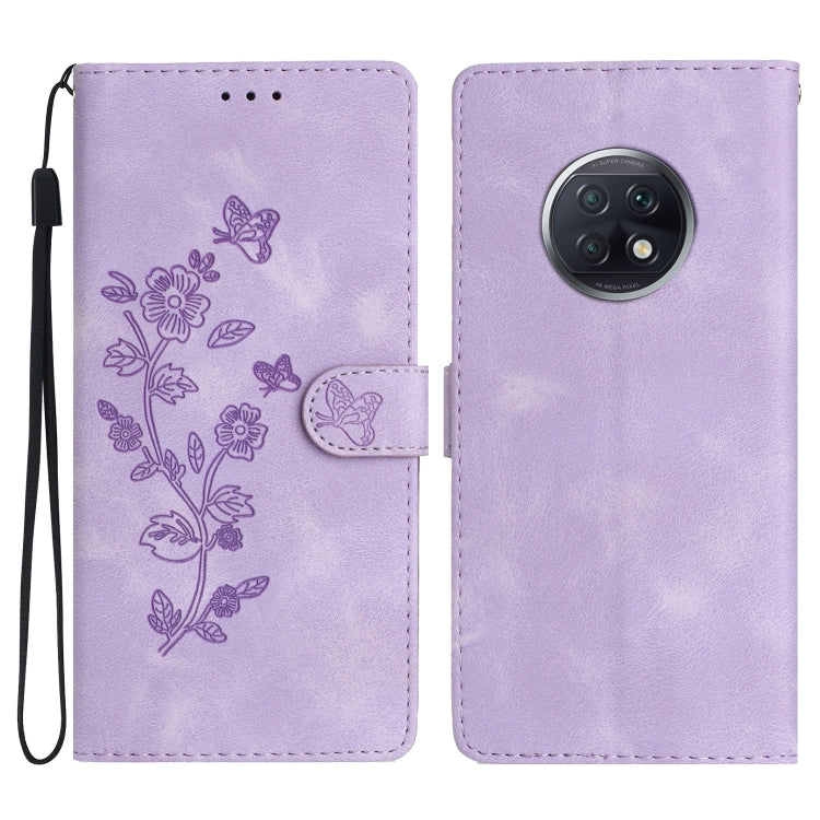 Flower Butterfly Embossing Pattern Leather Phone Case, For Xiaomi Redmi Note 9 5G / Note 9T, For Xiaomi Mi 10T Lite 5G, For Xiaomi Mi 10T 5G / 10T Pro 5G, For Xiaomi Redmi 9A, For Xiaomi Redmi 9, For Xiaomi Redmi 9C, For Xiaomi Redmi Note 8T