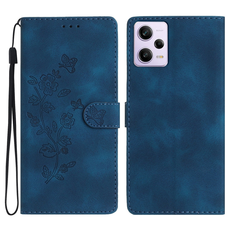 Flower Butterfly Embossing Pattern Leather Phone Case, For Xiaomi Redmi 13C 4G, For Xiaomi Redmi Note 12S, For Xiaomi Redmi Note 12 Pro 5G, For Xiaomi 13T, For Xiaomi Redmi Note 12 5G, For Xiaomi 13 Pro, For Xiaomi 13, For Xiaomi 12T / 12T Pro