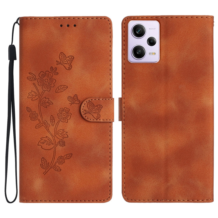 Flower Butterfly Embossing Pattern Leather Phone Case, For Xiaomi Redmi 13C 4G, For Xiaomi Redmi Note 12S, For Xiaomi Redmi Note 12 Pro 5G, For Xiaomi 13T, For Xiaomi Redmi Note 12 5G, For Xiaomi 13 Pro, For Xiaomi 13, For Xiaomi 12T / 12T Pro