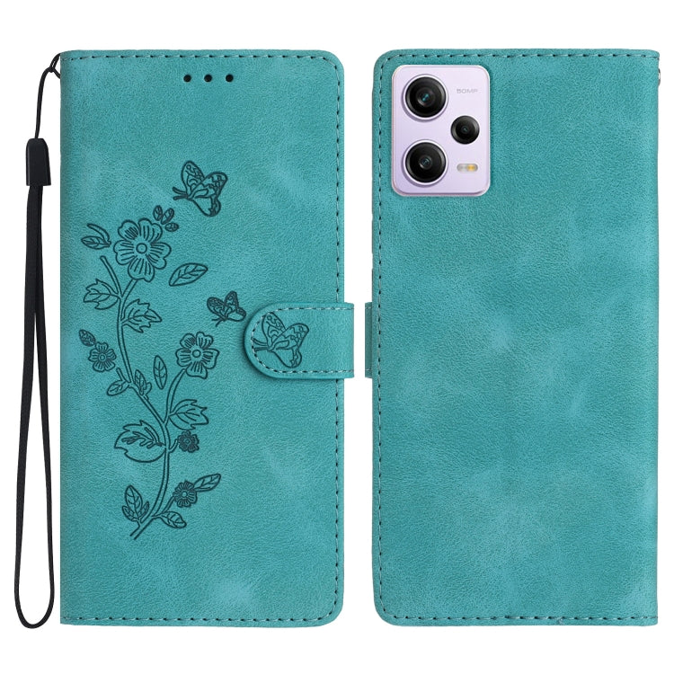 Flower Butterfly Embossing Pattern Leather Phone Case, For Xiaomi Redmi 13C 4G, For Xiaomi Redmi Note 12S, For Xiaomi Redmi Note 12 Pro 5G, For Xiaomi 13T, For Xiaomi Redmi Note 12 5G, For Xiaomi 13 Pro, For Xiaomi 13, For Xiaomi 12T / 12T Pro