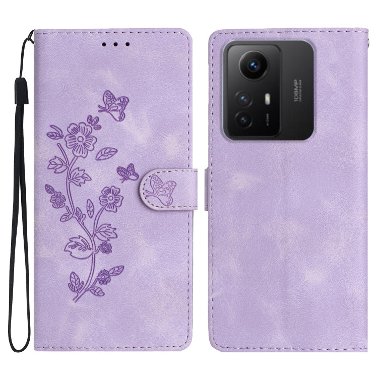 Flower Butterfly Embossing Pattern Leather Phone Case, For Xiaomi Redmi 13C 4G, For Xiaomi Redmi Note 12S, For Xiaomi Redmi Note 12 Pro 5G, For Xiaomi 13T, For Xiaomi Redmi Note 12 5G, For Xiaomi 13 Pro, For Xiaomi 13, For Xiaomi 12T / 12T Pro