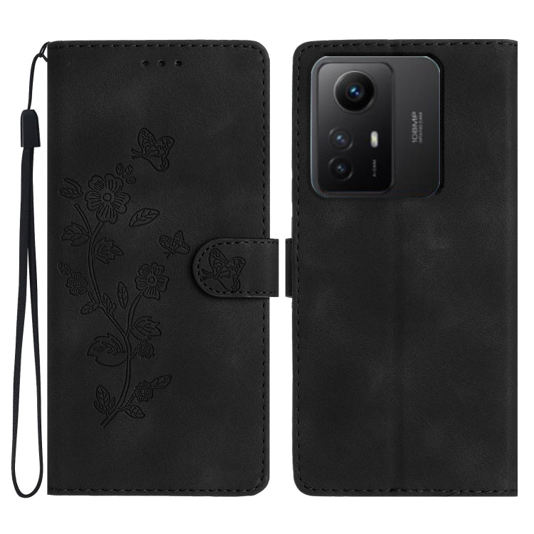 Flower Butterfly Embossing Pattern Leather Phone Case, For Xiaomi Redmi 13C 4G, For Xiaomi Redmi Note 12S, For Xiaomi Redmi Note 12 Pro 5G, For Xiaomi 13T, For Xiaomi Redmi Note 12 5G, For Xiaomi 13 Pro, For Xiaomi 13, For Xiaomi 12T / 12T Pro
