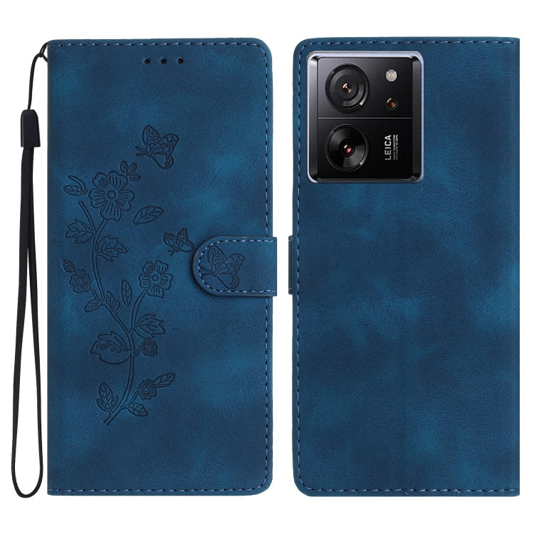 Flower Butterfly Embossing Pattern Leather Phone Case, For Xiaomi Redmi 13C 4G, For Xiaomi Redmi Note 12S, For Xiaomi Redmi Note 12 Pro 5G, For Xiaomi 13T, For Xiaomi Redmi Note 12 5G, For Xiaomi 13 Pro, For Xiaomi 13, For Xiaomi 12T / 12T Pro