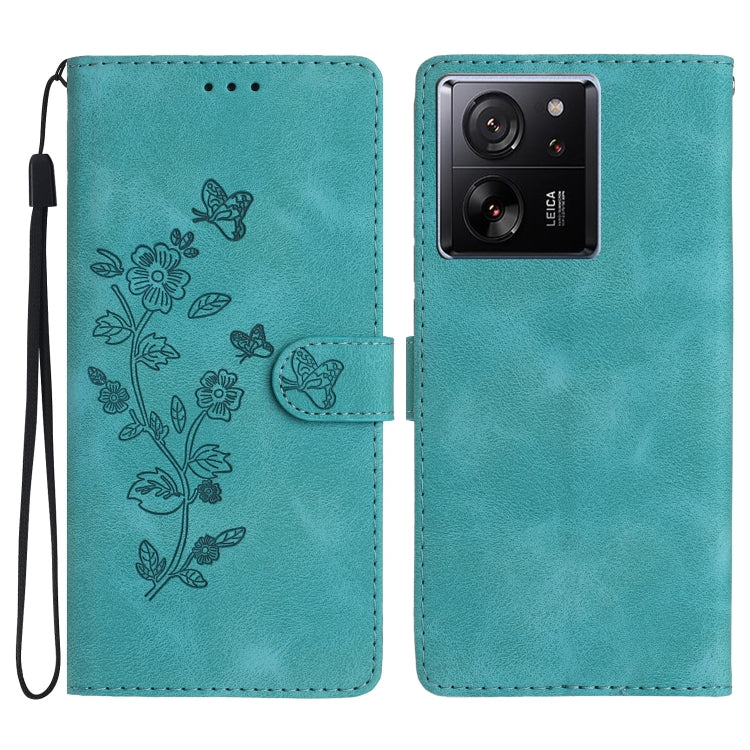 Flower Butterfly Embossing Pattern Leather Phone Case, For Xiaomi Redmi Note 12S, For Xiaomi Redmi 13C 4G, For Xiaomi 13T, For Xiaomi Redmi Note 12 Pro 5G, For Xiaomi Redmi Note 12 5G, For Xiaomi 13 Pro, For Xiaomi 13, For Xiaomi 12T / 12T Pro