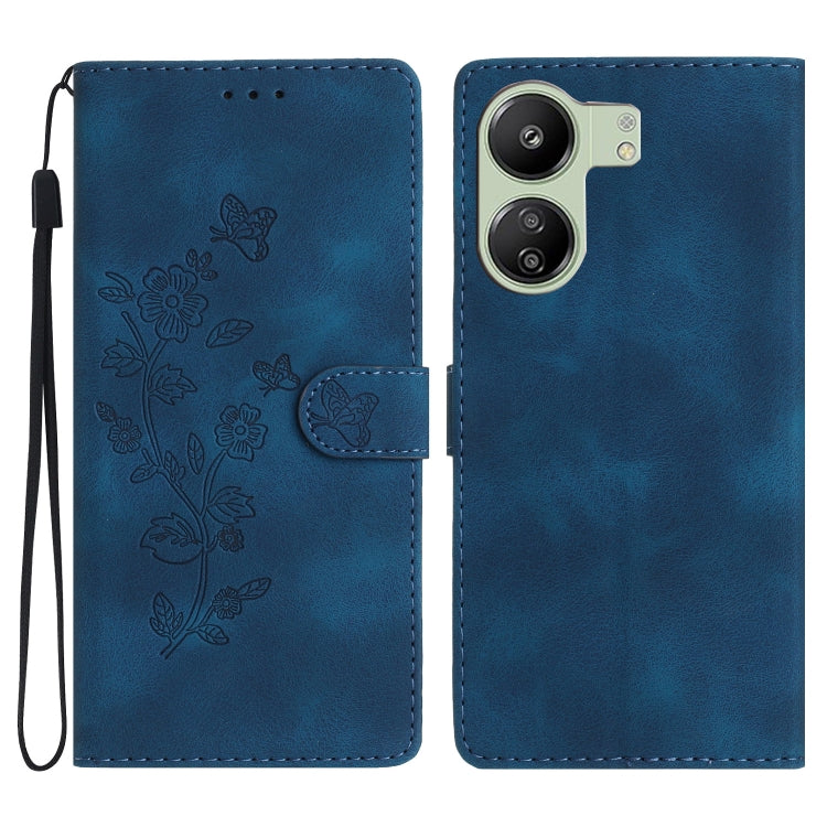 Flower Butterfly Embossing Pattern Leather Phone Case, For Xiaomi Redmi 13C 4G, For Xiaomi Redmi Note 12S, For Xiaomi Redmi Note 12 Pro 5G, For Xiaomi 13T, For Xiaomi Redmi Note 12 5G, For Xiaomi 13 Pro, For Xiaomi 13, For Xiaomi 12T / 12T Pro