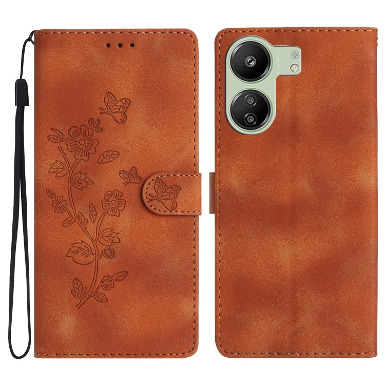 Flower Butterfly Embossing Pattern Leather Phone Case, For Xiaomi Redmi 13C 4G, For Xiaomi Redmi Note 12S, For Xiaomi Redmi Note 12 Pro 5G, For Xiaomi 13T, For Xiaomi Redmi Note 12 5G, For Xiaomi 13 Pro, For Xiaomi 13, For Xiaomi 12T / 12T Pro