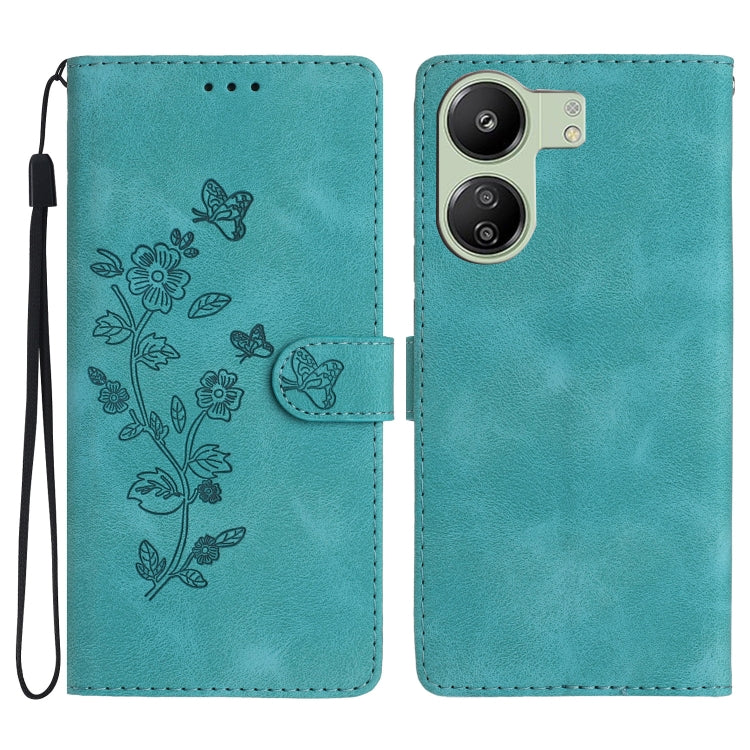 Flower Butterfly Embossing Pattern Leather Phone Case, For Xiaomi Redmi 13C 4G, For Xiaomi Redmi Note 12S, For Xiaomi Redmi Note 12 Pro 5G, For Xiaomi 13T, For Xiaomi Redmi Note 12 5G, For Xiaomi 13 Pro, For Xiaomi 13, For Xiaomi 12T / 12T Pro