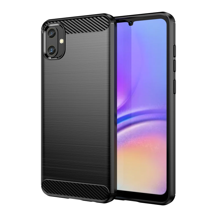 Brushed Texture Carbon Fiber TPU Phone Case, For Samsung Galaxy F54 5G, For Samsung Galaxy A05, For Samsung Galaxy A25 5G, For Samsung Galaxy S23 FE
