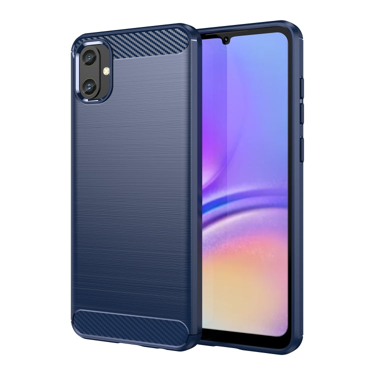 Brushed Texture Carbon Fiber TPU Phone Case, For Samsung Galaxy F54 5G, For Samsung Galaxy A05, For Samsung Galaxy A25 5G, For Samsung Galaxy S23 FE