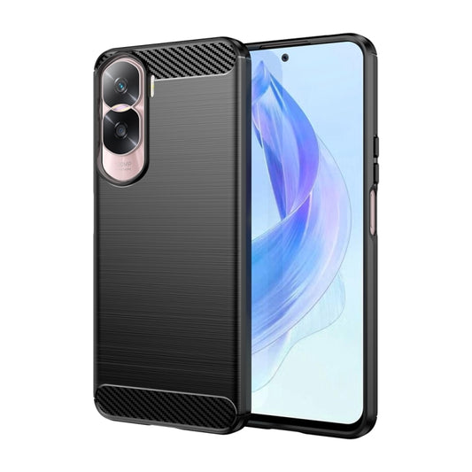 Brushed Texture Carbon Fiber TPU Phone Case, For Honor 90 Lite, For Honor 90 Pro, For Honor X6a, For Honor X9B, For Honor Play 8T, For Honor Play 50 Plus, For Honor 90 / 80, For Honor X50