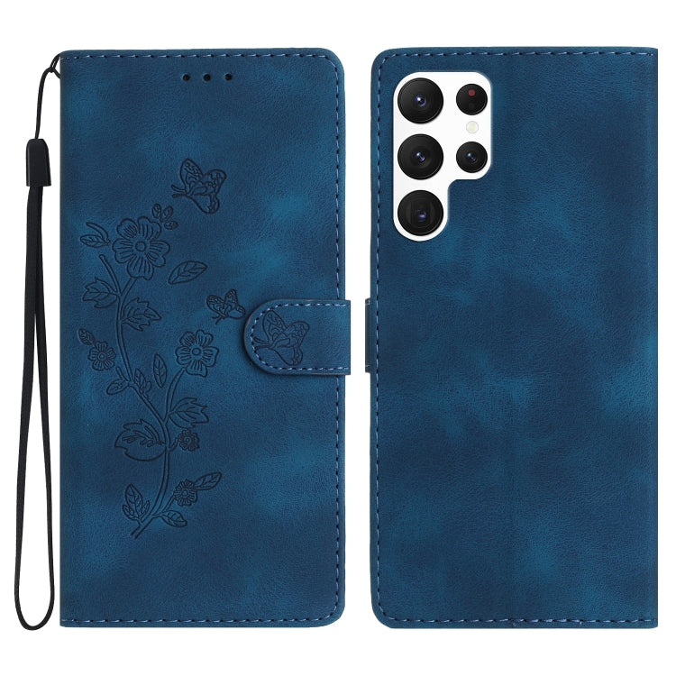 Flower Butterfly Embossing Pattern Leather Phone Case, For Samsung Galaxy S23 FE 5G, For Samsung Galaxy S24 5G, For Samsung Galaxy A05s, For Samsung Galaxy A34 5G, For Samsung Galaxy A54 5G, For Samsung Galaxy A23e / A23s, For Samsung Galaxy A04e      ...