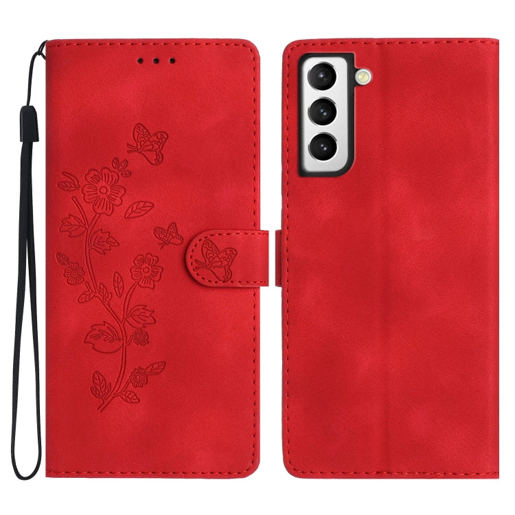 Flower Butterfly Embossing Pattern Leather Phone Case, For Samsung Galaxy A32 4G, For Samsung Galaxy A72 5G, For Samsung Galaxy A52 5G, For Samsung Galaxy A32 5G, For Samsung Galaxy S21 5G, For Samsung Galaxy S21+ 5G, For Samsung Galaxy S21 Ultra 5G   ...