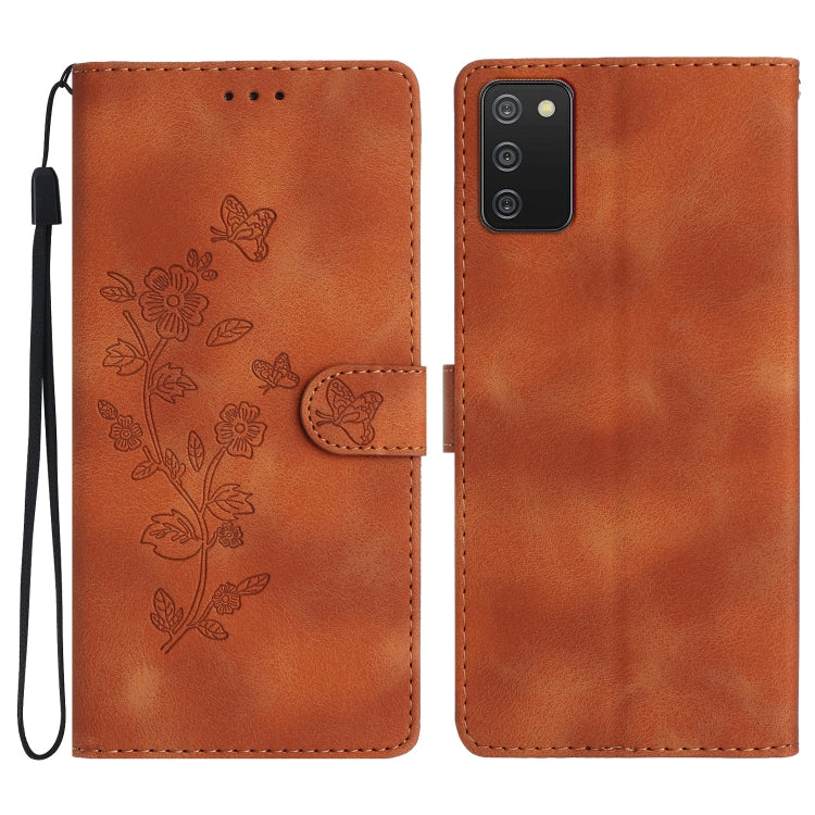 Flower Butterfly Embossing Pattern Leather Phone Case, For Samsung Galaxy S22 5G, For Samsung Galaxy A13 5G, For Samsung Galaxy M32, For Samsung Galaxy A41, For Samsung Galaxy A22 4G, For Samsung Galaxy A22 5G, For Samsung Galaxy S21 FE 5G             ...