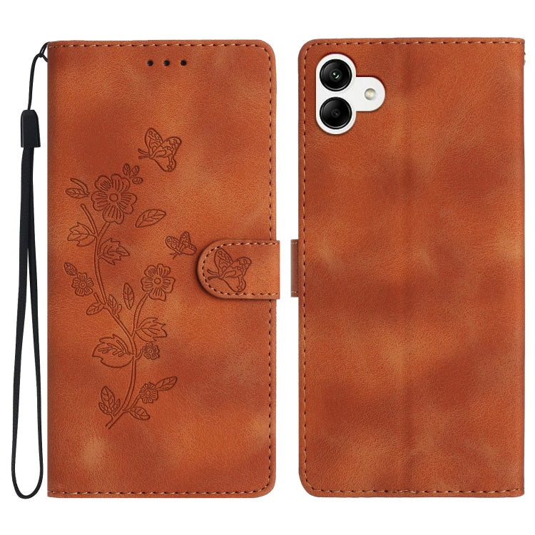 Flower Butterfly Embossing Pattern Leather Phone Case, For Samsung Galaxy S23 FE 5G, For Samsung Galaxy S24 5G, For Samsung Galaxy A05s, For Samsung Galaxy A34 5G, For Samsung Galaxy A54 5G, For Samsung Galaxy A23e / A23s, For Samsung Galaxy A04e      ...