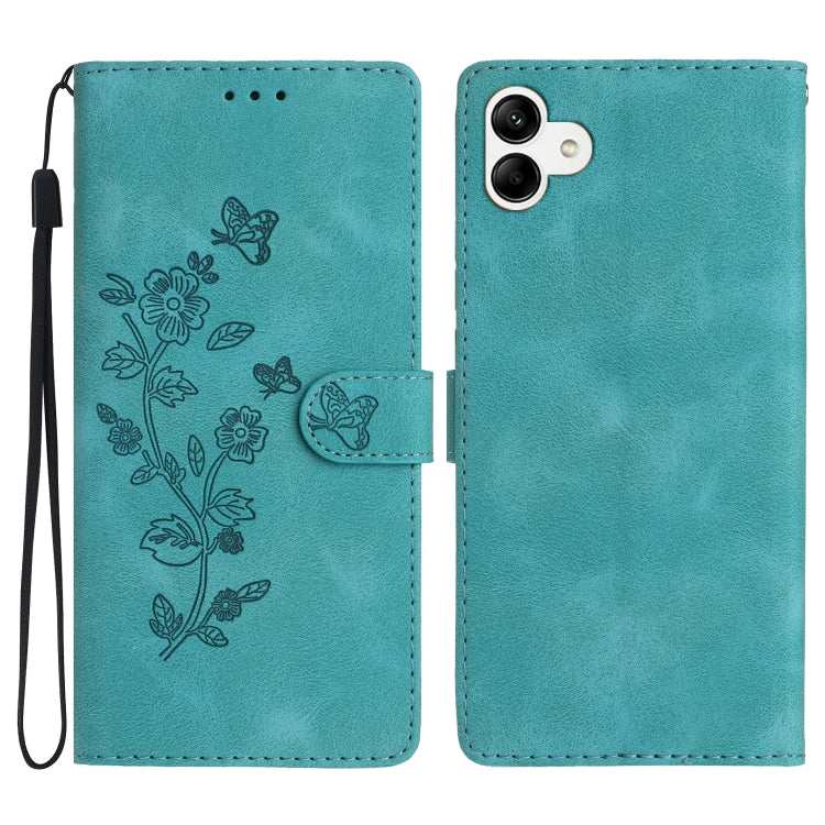 Flower Butterfly Embossing Pattern Leather Phone Case, For Samsung Galaxy S23 FE 5G, For Samsung Galaxy S24 5G, For Samsung Galaxy A05s, For Samsung Galaxy A34 5G, For Samsung Galaxy A54 5G, For Samsung Galaxy A23e / A23s, For Samsung Galaxy A04e      ...