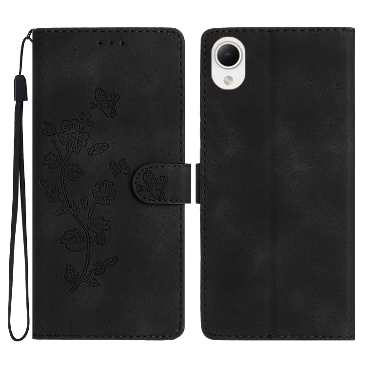 Flower Butterfly Embossing Pattern Leather Phone Case, For Samsung Galaxy S23 FE 5G, For Samsung Galaxy S24 5G, For Samsung Galaxy A05s, For Samsung Galaxy A34 5G, For Samsung Galaxy A54 5G, For Samsung Galaxy A23e / A23s, For Samsung Galaxy A04e      ...