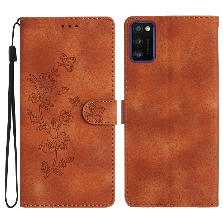 Flower Butterfly Embossing Pattern Leather Phone Case, For Samsung Galaxy S22 5G, For Samsung Galaxy A13 5G, For Samsung Galaxy M32, For Samsung Galaxy A41, For Samsung Galaxy A22 4G, For Samsung Galaxy A22 5G, For Samsung Galaxy S21 FE 5G             ...