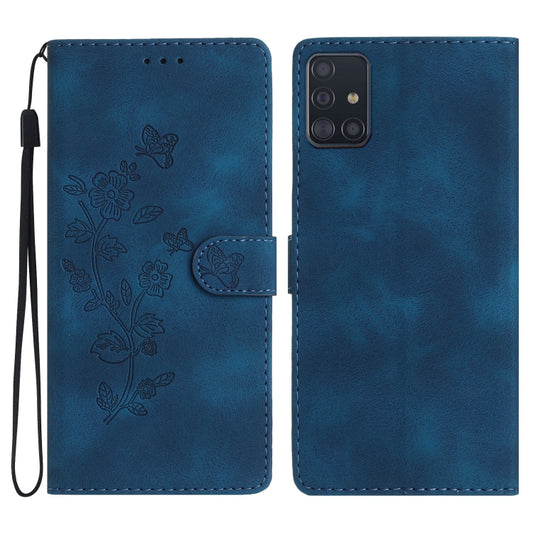 Flower Butterfly Embossing Pattern Leather Phone Case, For Samsung Galaxy A71 4G, For Samsung Galaxy A51 4G, For Samsung Galaxy A20s, For Samsung Galaxy Note10, For Samsung Galaxy Note10+, For Samsung Galaxy A20e, For Samsung Galaxy A70                ...