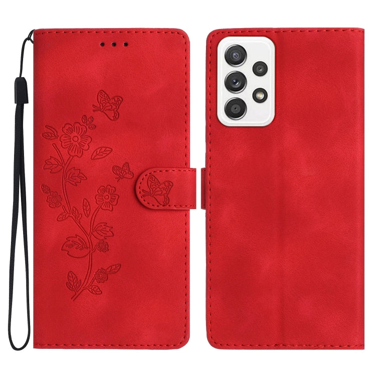 Flower Butterfly Embossing Pattern Leather Phone Case, For Samsung Galaxy A32 4G, For Samsung Galaxy A72 5G, For Samsung Galaxy A52 5G, For Samsung Galaxy A32 5G, For Samsung Galaxy S21 5G, For Samsung Galaxy S21+ 5G, For Samsung Galaxy S21 Ultra 5G   ...