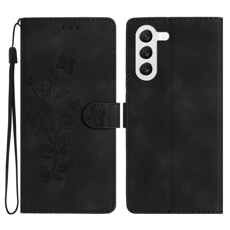 Flower Butterfly Embossing Pattern Leather Phone Case, For Samsung Galaxy S23 FE 5G, For Samsung Galaxy S24 5G, For Samsung Galaxy A05s, For Samsung Galaxy A34 5G, For Samsung Galaxy A54 5G, For Samsung Galaxy A23e / A23s, For Samsung Galaxy A04e      ...
