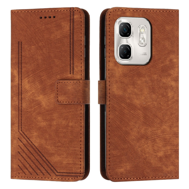 Skin Feel Stripe Pattern Leather Phone Case with Lanyard, For Infinix Smart 10 4G, For Infinix GT 30 Pro, For Infinix Note 50s, For Infinix Note 50x, For Infinix Note 50 Pro+, For Infinix Note 50 4G / 50 Pro 4G, For Infinix Hot 50 Pro 4G               ...
