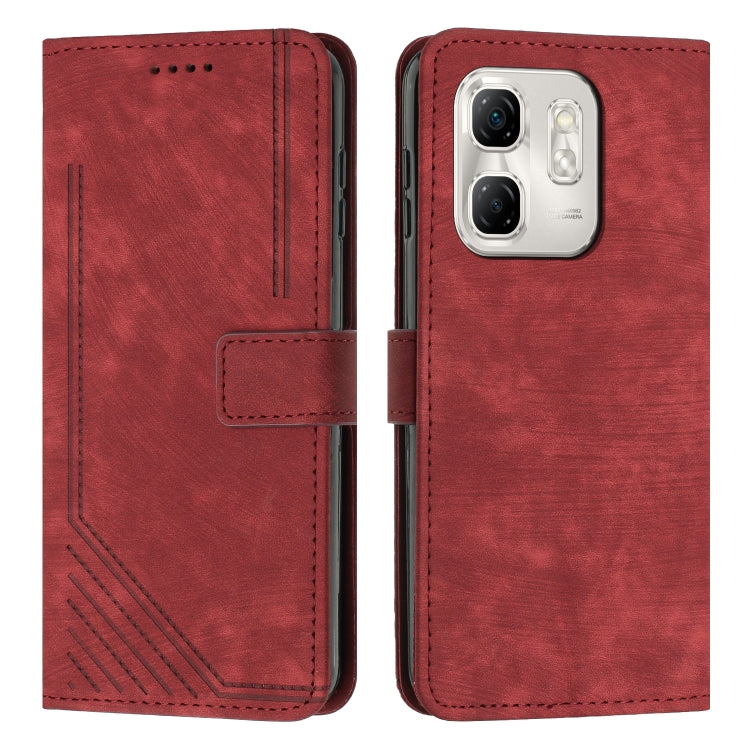 Skin Feel Stripe Pattern Leather Phone Case with Lanyard, For Infinix Smart 10 4G, For Infinix GT 30 Pro, For Infinix Note 50s, For Infinix Note 50x, For Infinix Note 50 Pro+, For Infinix Note 50 4G / 50 Pro 4G, For Infinix Hot 50 Pro 4G               ...