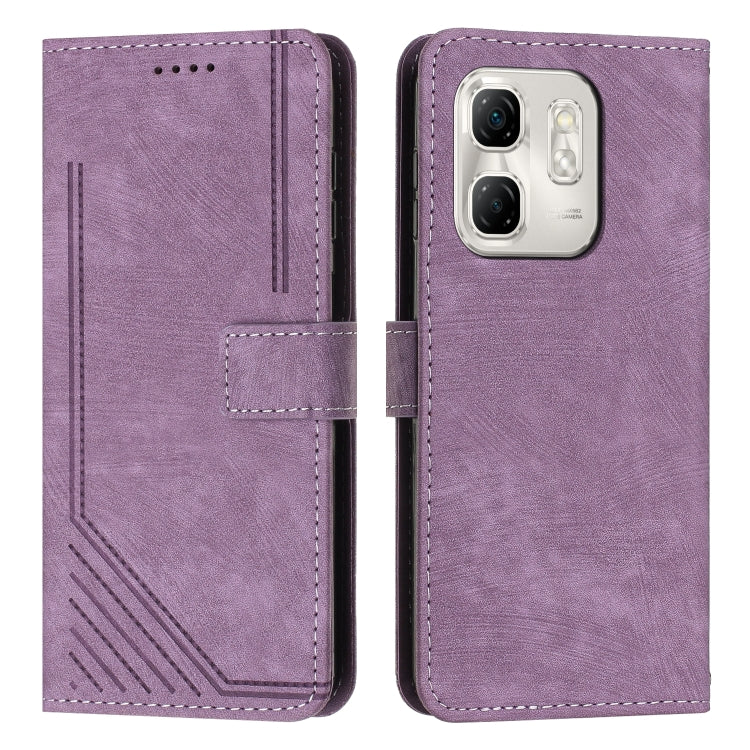 Skin Feel Stripe Pattern Leather Phone Case with Lanyard, For Infinix Smart 10 4G, For Infinix GT 30 Pro, For Infinix Note 50s, For Infinix Note 50x, For Infinix Note 50 Pro+, For Infinix Note 50 4G / 50 Pro 4G, For Infinix Hot 50 Pro 4G               ...