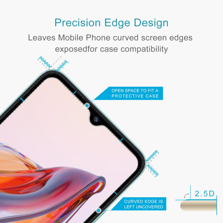 0.26mm 9H 2.5D Tempered Glass Film, For Xiaomi Redmi 12C / Xiaomi Poco C55 (1 PC)