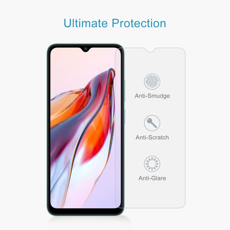 0.26mm 9H 2.5D Tempered Glass Film, For Xiaomi Redmi 12C / Xiaomi Poco C55 (1 PC)
