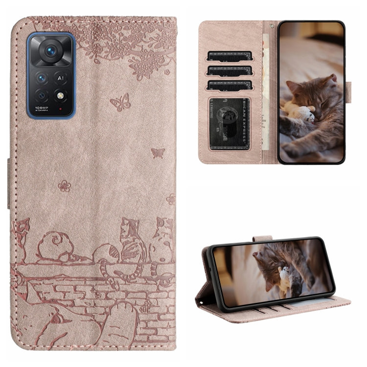 Cat Embossing Pattern Leather Phone Case with Lanyard, For Xiaomi Poco F5 Pro, For Xiaomi Redmi Note 12 4G Global, For Xiaomi Redmi Note 12 Pro Speed, For Xiaomi Redmi Note 12 5G India / POCO X5, For Xiaomi Redmi 12C / 11A                              ...