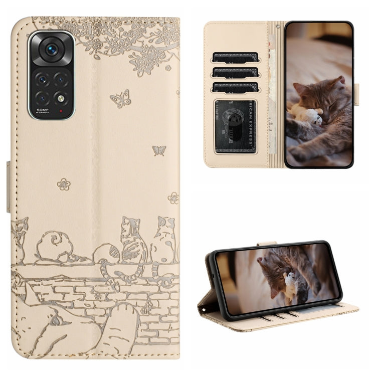 Cat Embossing Pattern Leather Phone Case with Lanyard, For Xiaomi Poco F5 Pro, For Xiaomi Redmi Note 12 4G Global, For Xiaomi Redmi Note 12 Pro Speed, For Xiaomi Redmi Note 12 5G India / POCO X5, For Xiaomi Redmi 12C / 11A                              ...